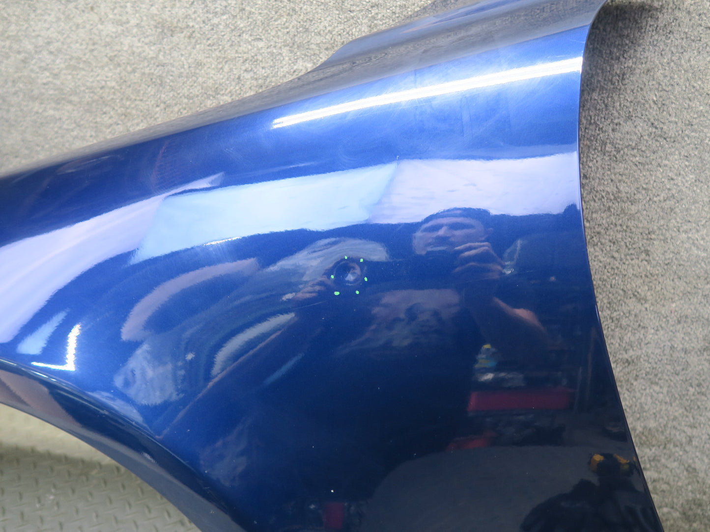 02-10 Lexus UZZ40L SC430 Front Left Driver Side Fender Shell Panel Blue OEM