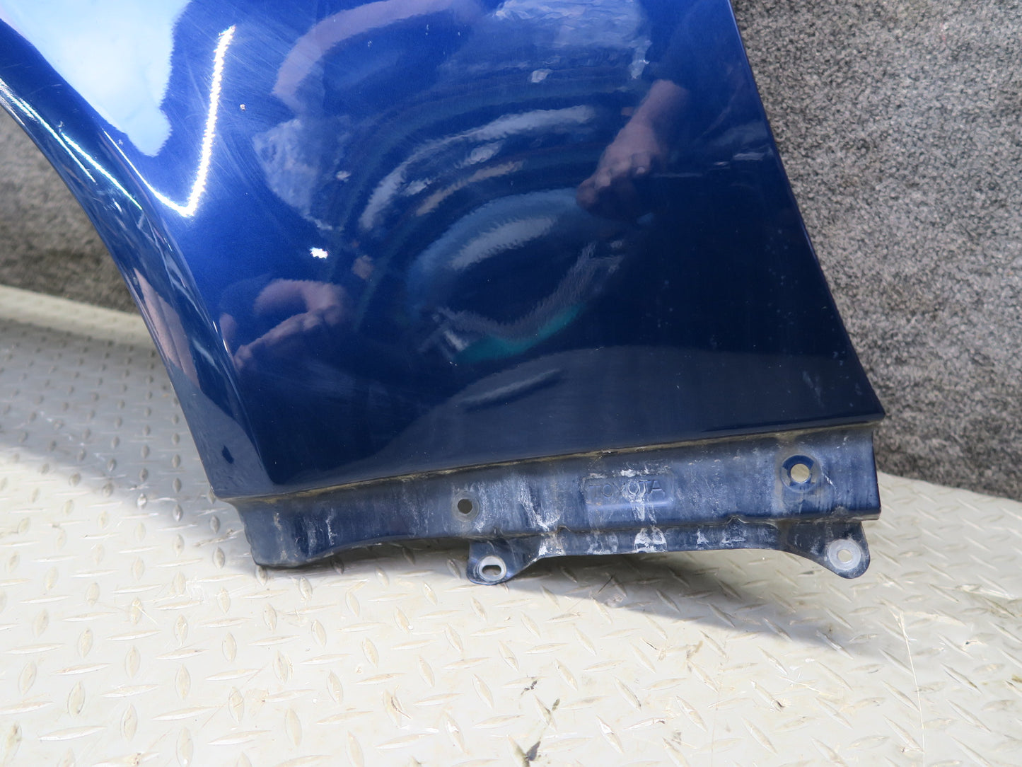 02-10 Lexus UZZ40L SC430 Front Left Driver Side Fender Shell Panel Blue OEM