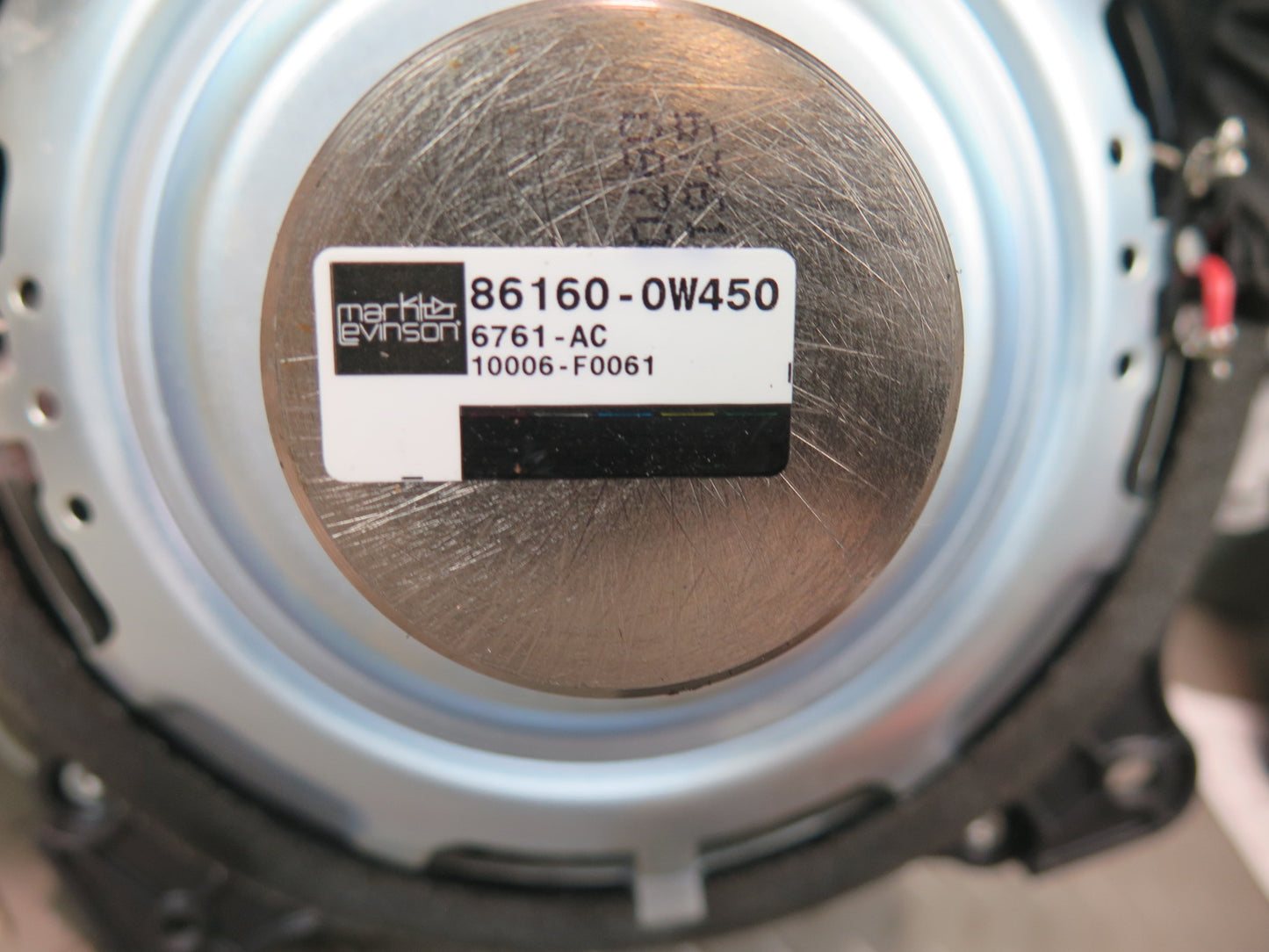 02-10 Lexus SC430 5pcs Mark Levinson Subwoofer Speaker Tweeter Set OEM