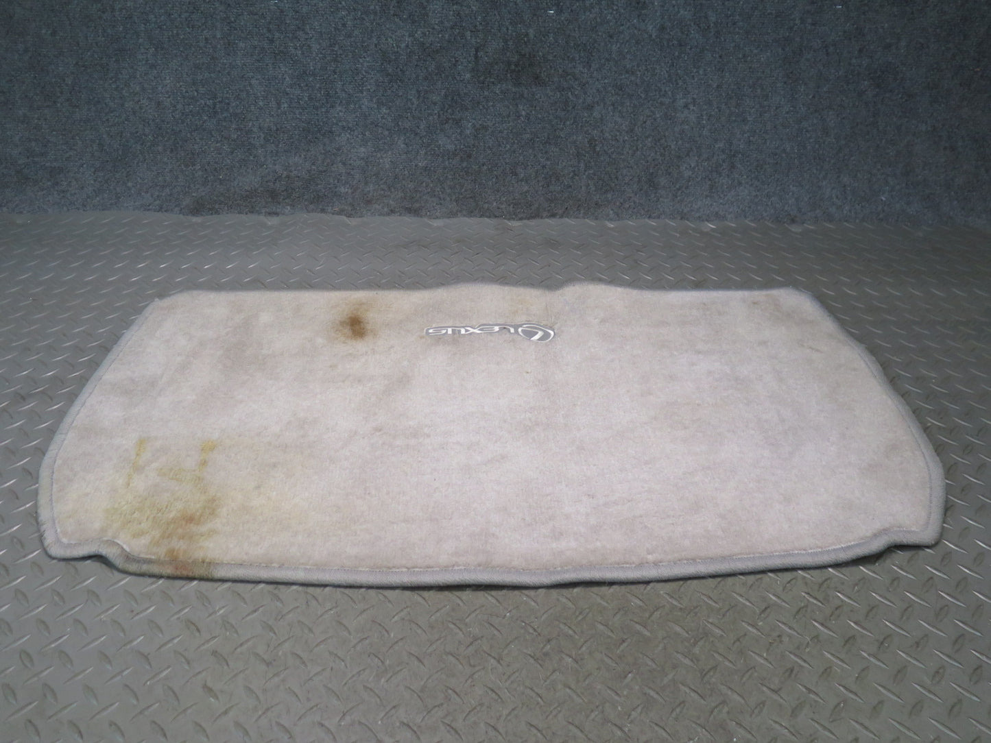 02-10 Lexus SC430 Rear Trunk Floor MAT Carpet Cover Panel Gray OEM