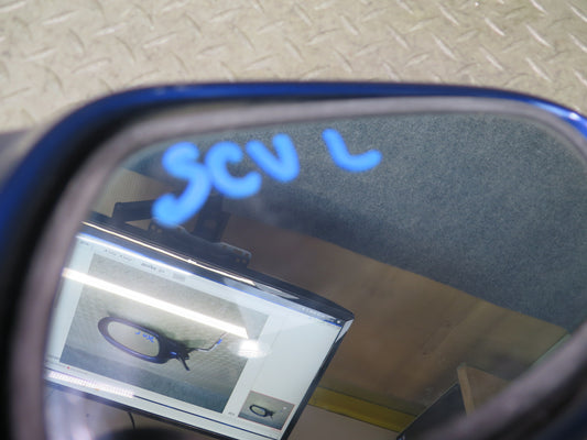 02-08 Lexus SC430 Left Door Side View Exterior Heated Memory Mirror Blue OEM
