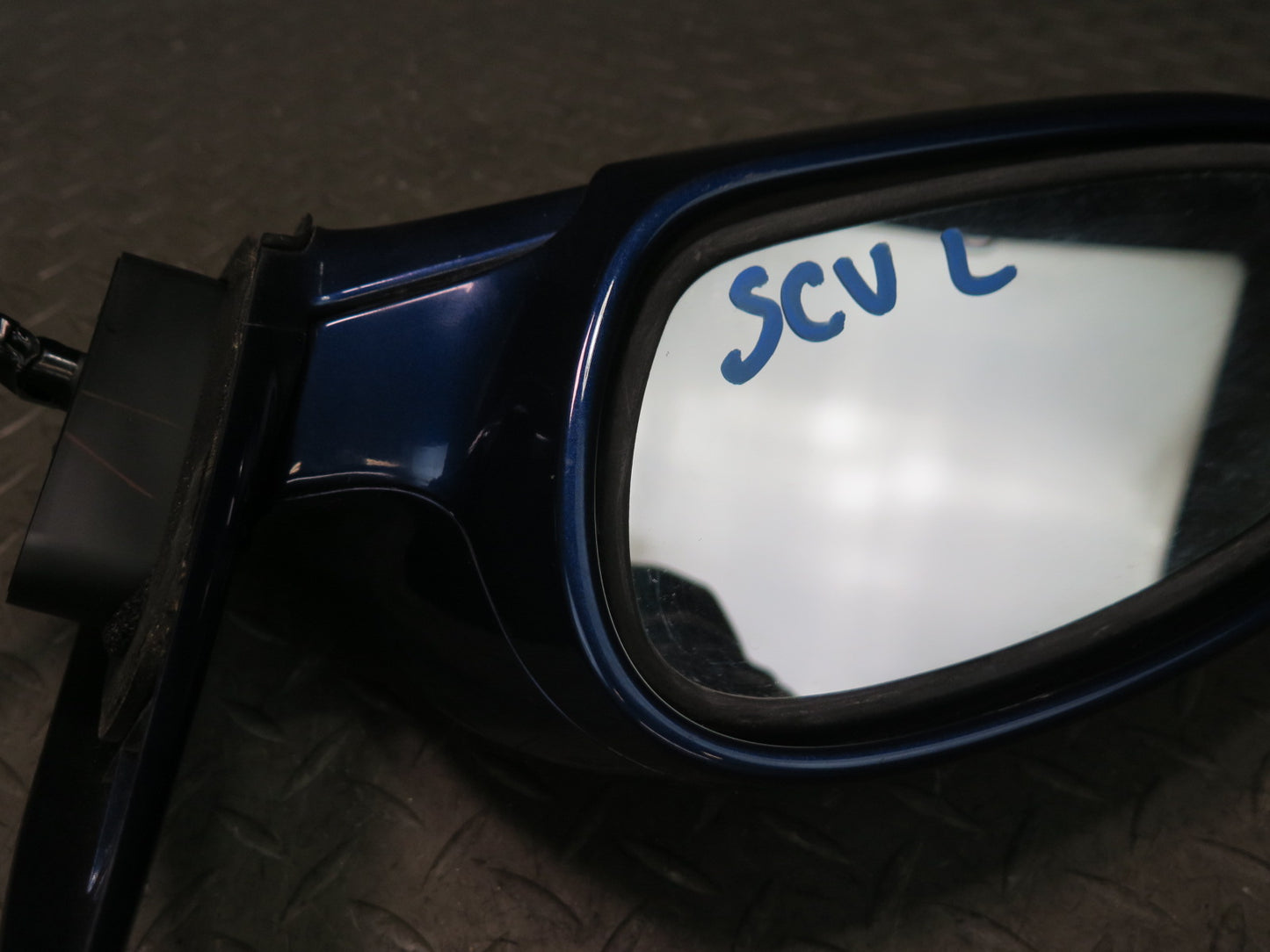 02-08 Lexus SC430 Left Door Side View Exterior Heated Memory Mirror Blue OEM