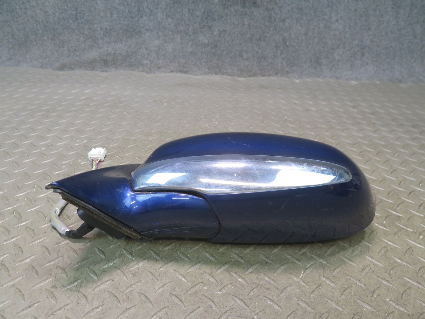 02-08 Lexus SC430 Left Door Side View Exterior Heated Memory Mirror Blue OEM