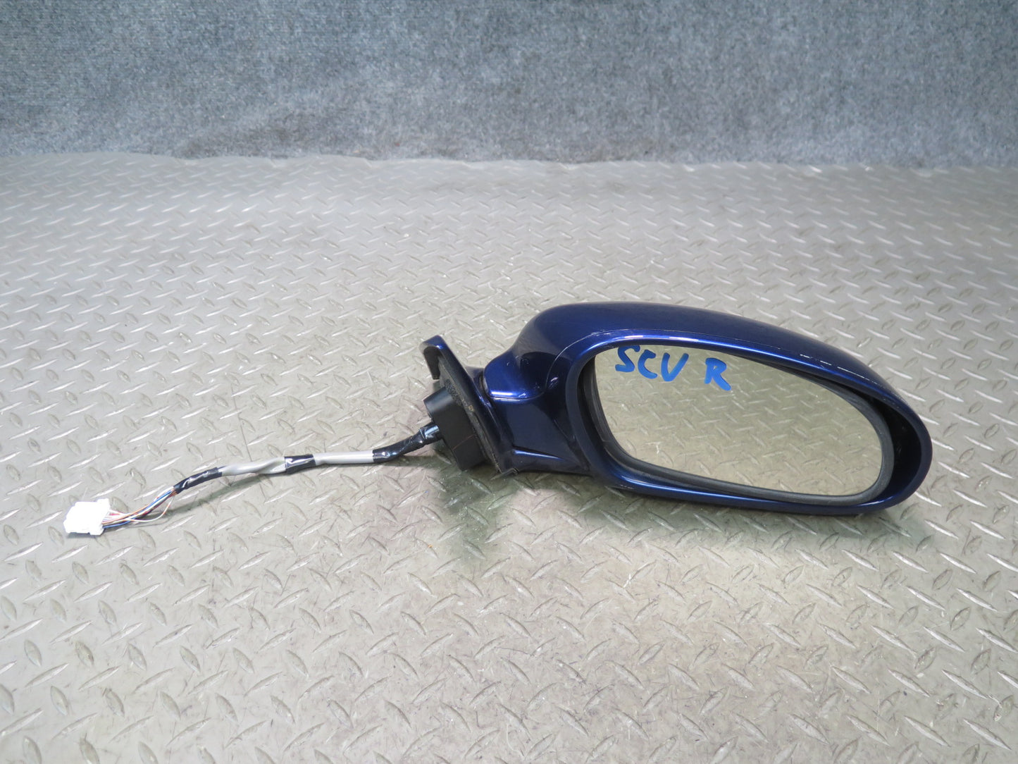 02-08 Lexus SC430 Right Door Side View Exterior Heated Memory Mirror Blue OEM