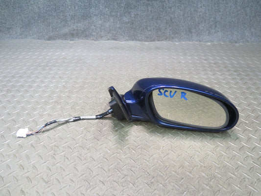 02-08 Lexus SC430 Right Door Side View Exterior Heated Memory Mirror Blue OEM