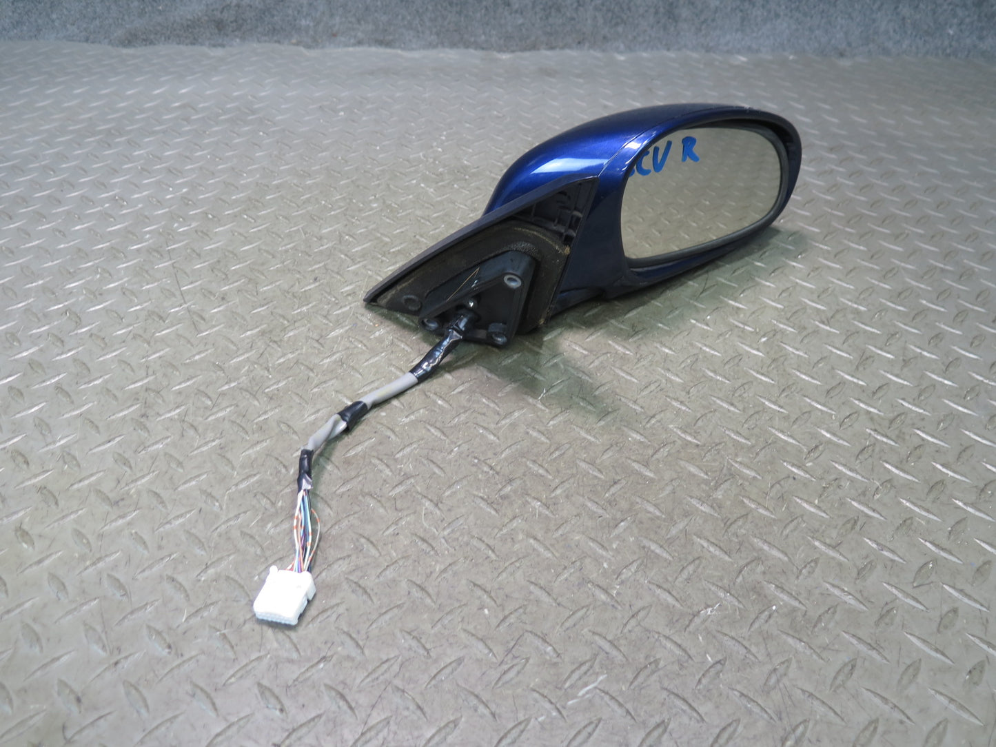 02-08 Lexus SC430 Right Door Side View Exterior Heated Memory Mirror Blue OEM