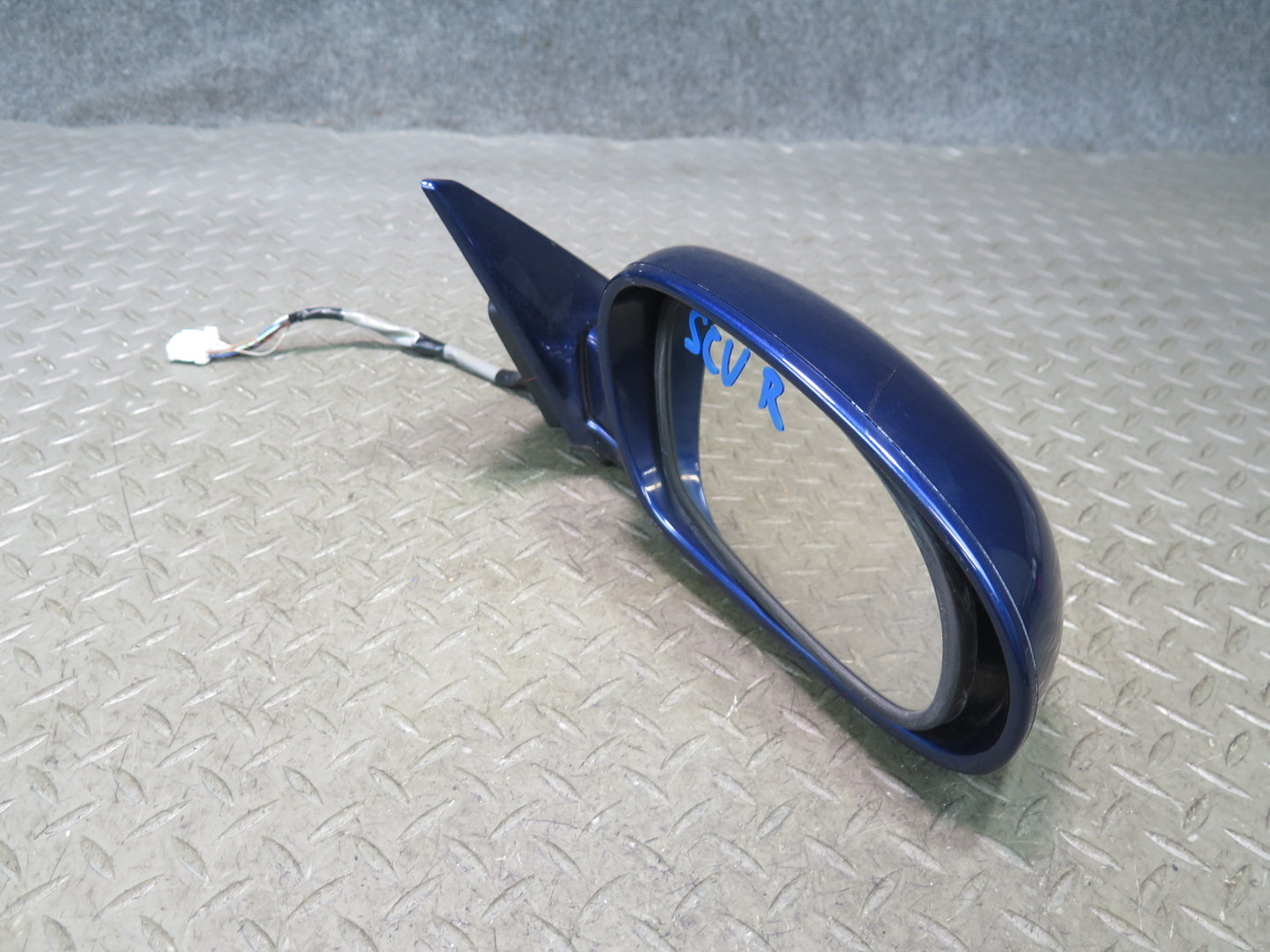 02-08 Lexus SC430 Right Door Side View Exterior Heated Memory Mirror Blue OEM