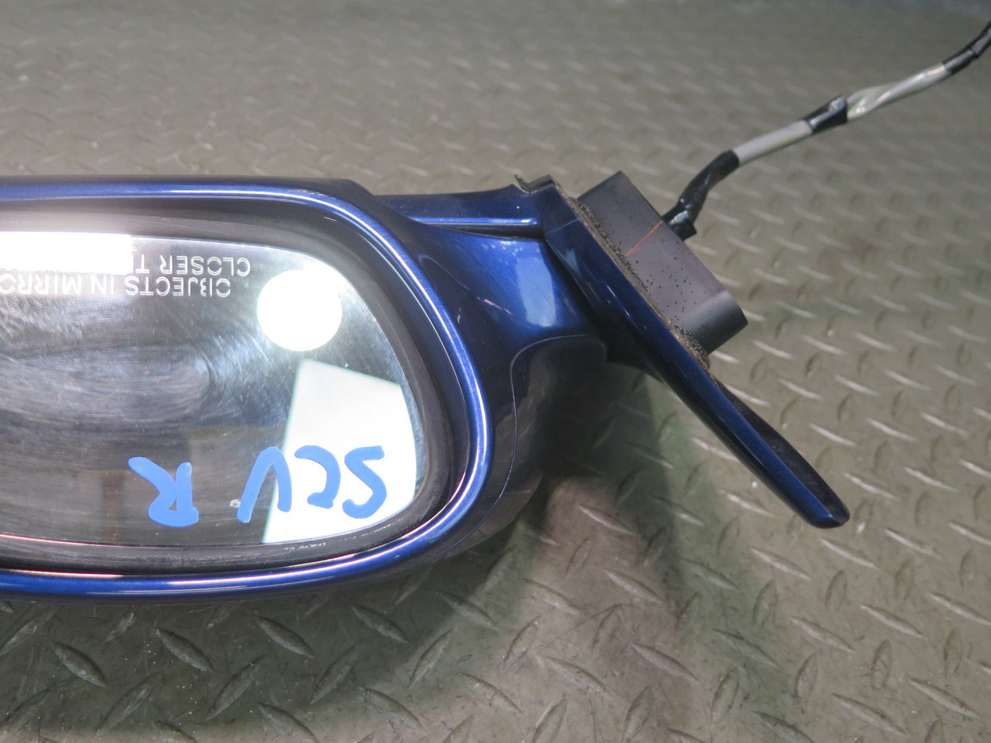 02-08 Lexus SC430 Right Door Side View Exterior Heated Memory Mirror Blue OEM