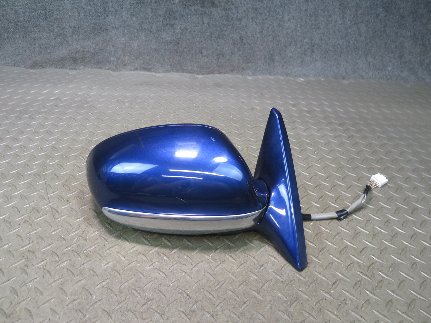 02-08 Lexus SC430 Right Door Side View Exterior Heated Memory Mirror Blue OEM