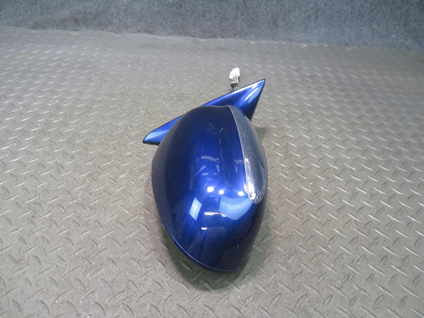 02-08 Lexus SC430 Right Door Side View Exterior Heated Memory Mirror Blue OEM