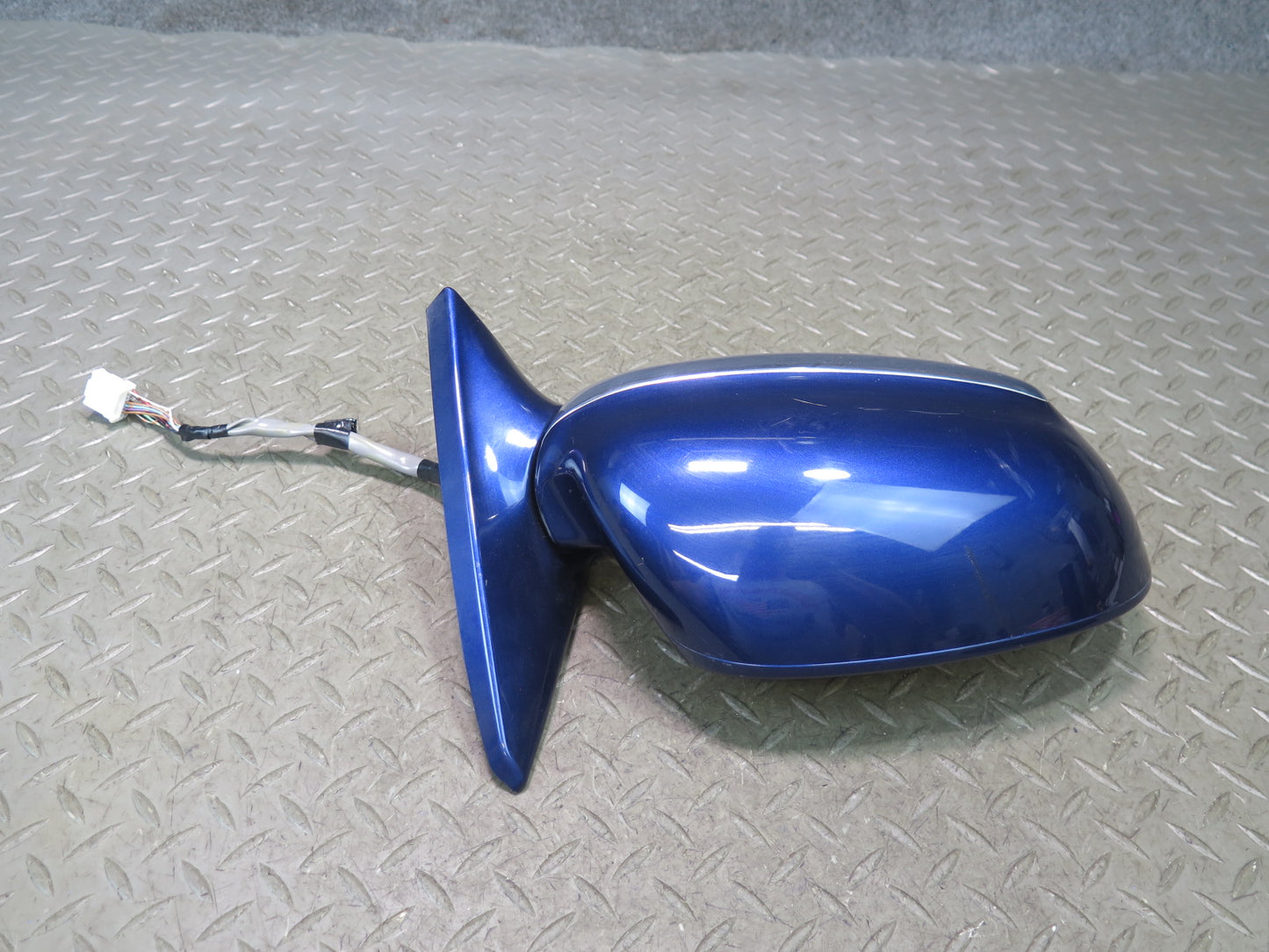 02-08 Lexus SC430 Right Door Side View Exterior Heated Memory Mirror Blue OEM