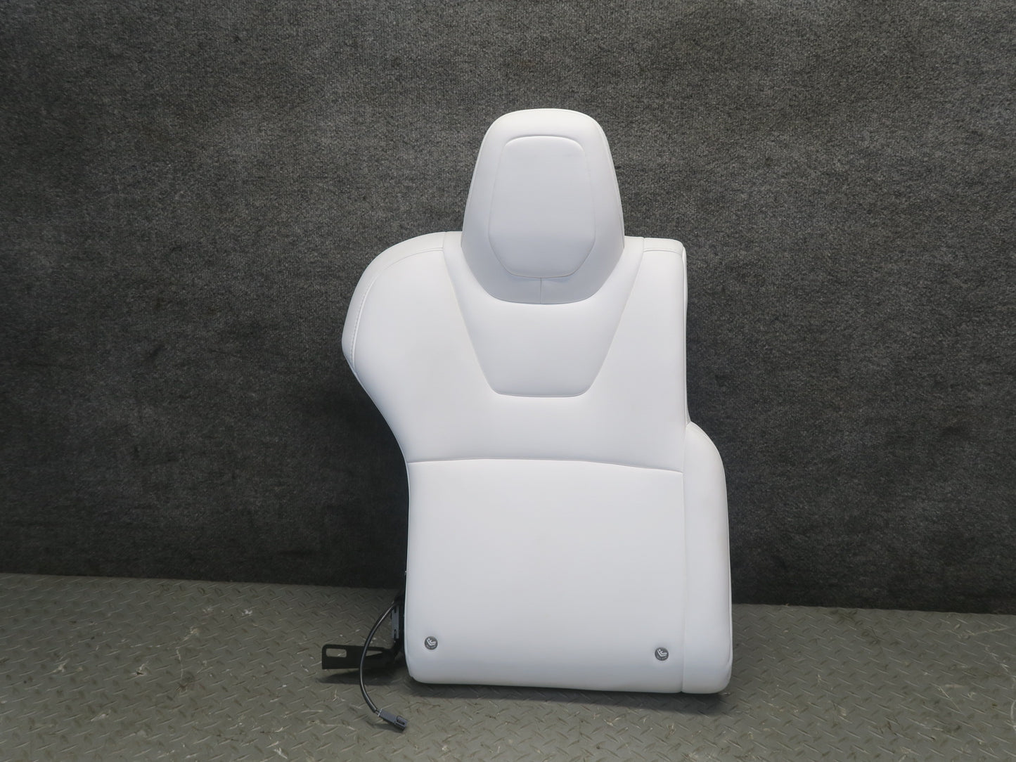 2016-2019 Tesla Model S 75D Rear Right Side Upper Leather Seat Cushion White
