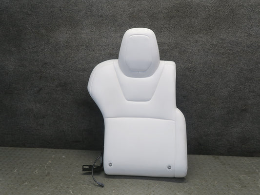2016-2019 Tesla Model S 75D Rear Right Side Upper Leather Seat Cushion White