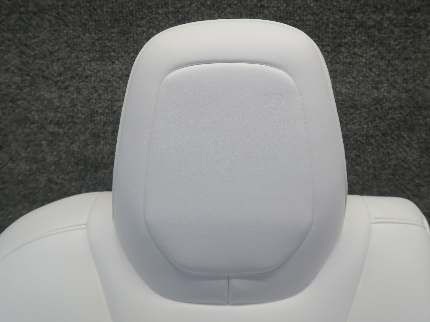 2016-2019 Tesla Model S 75D Rear Right Side Upper Leather Seat Cushion White