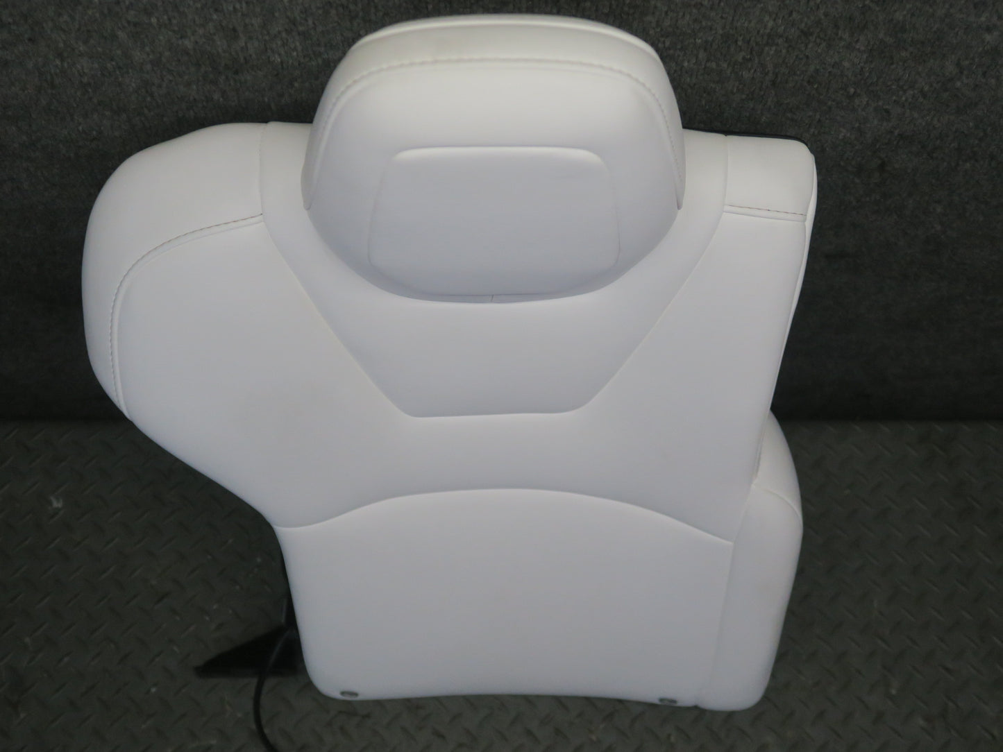 2016-2019 Tesla Model S 75D Rear Right Side Upper Leather Seat Cushion White