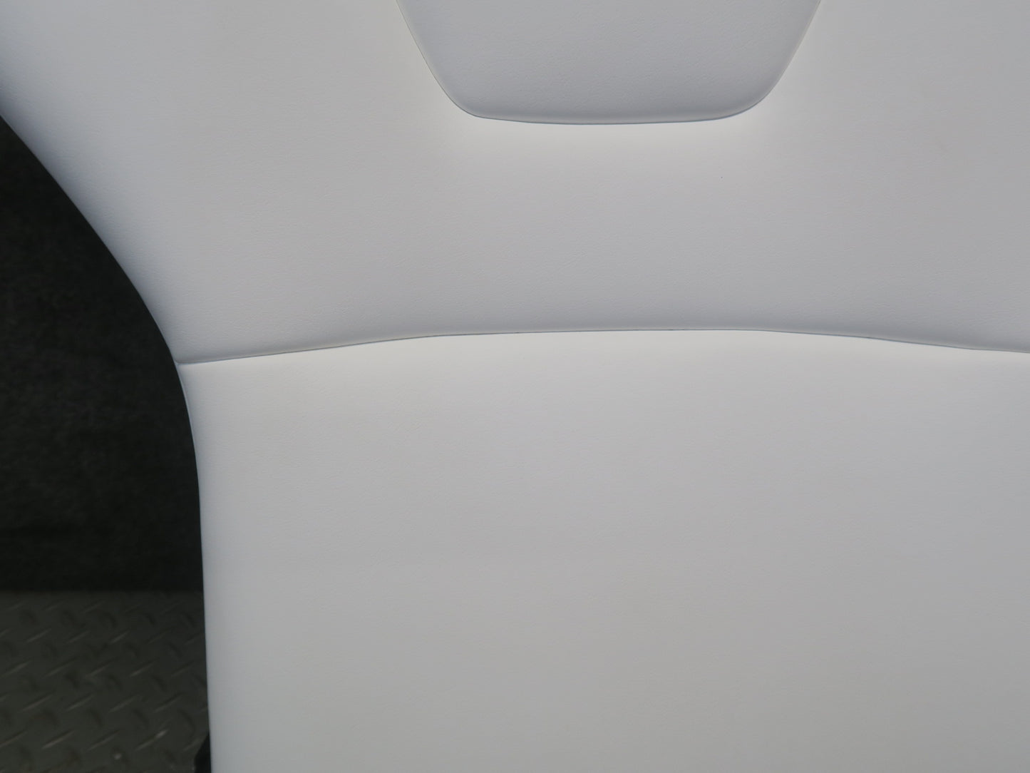 2016-2019 Tesla Model S 75D Rear Right Side Upper Leather Seat Cushion White