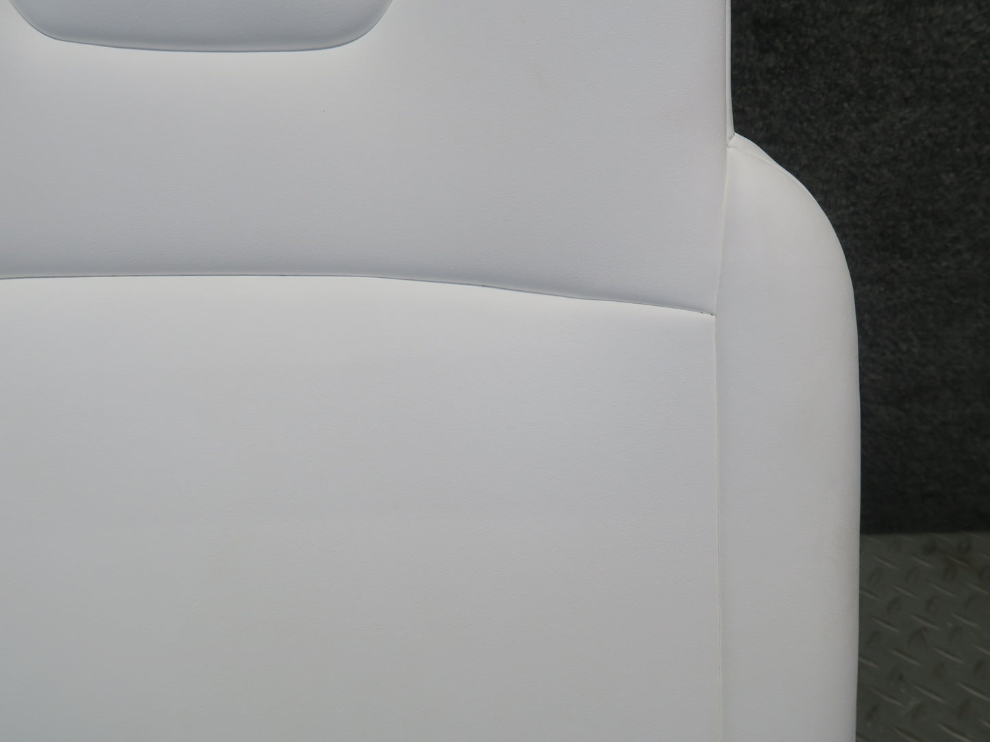 2016-2019 Tesla Model S 75D Rear Right Side Upper Leather Seat Cushion White