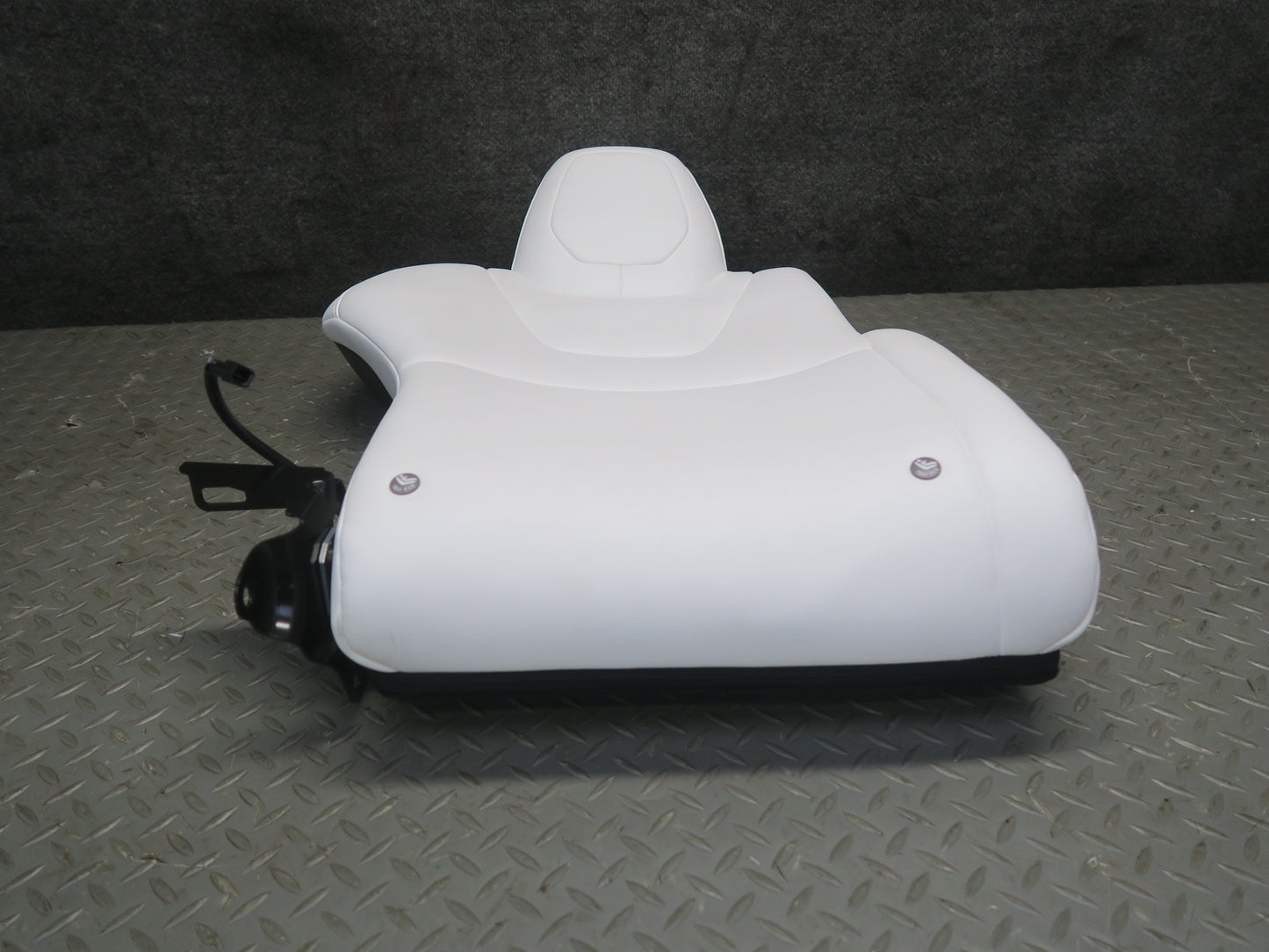 2016-2019 Tesla Model S 75D Rear Right Side Upper Leather Seat Cushion White