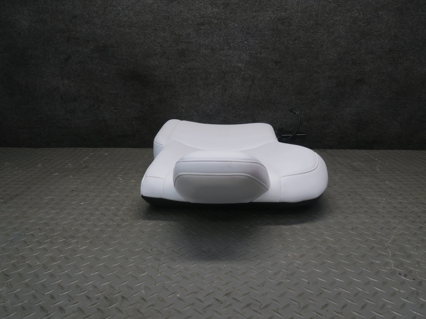 2016-2019 Tesla Model S 75D Rear Right Side Upper Leather Seat Cushion White
