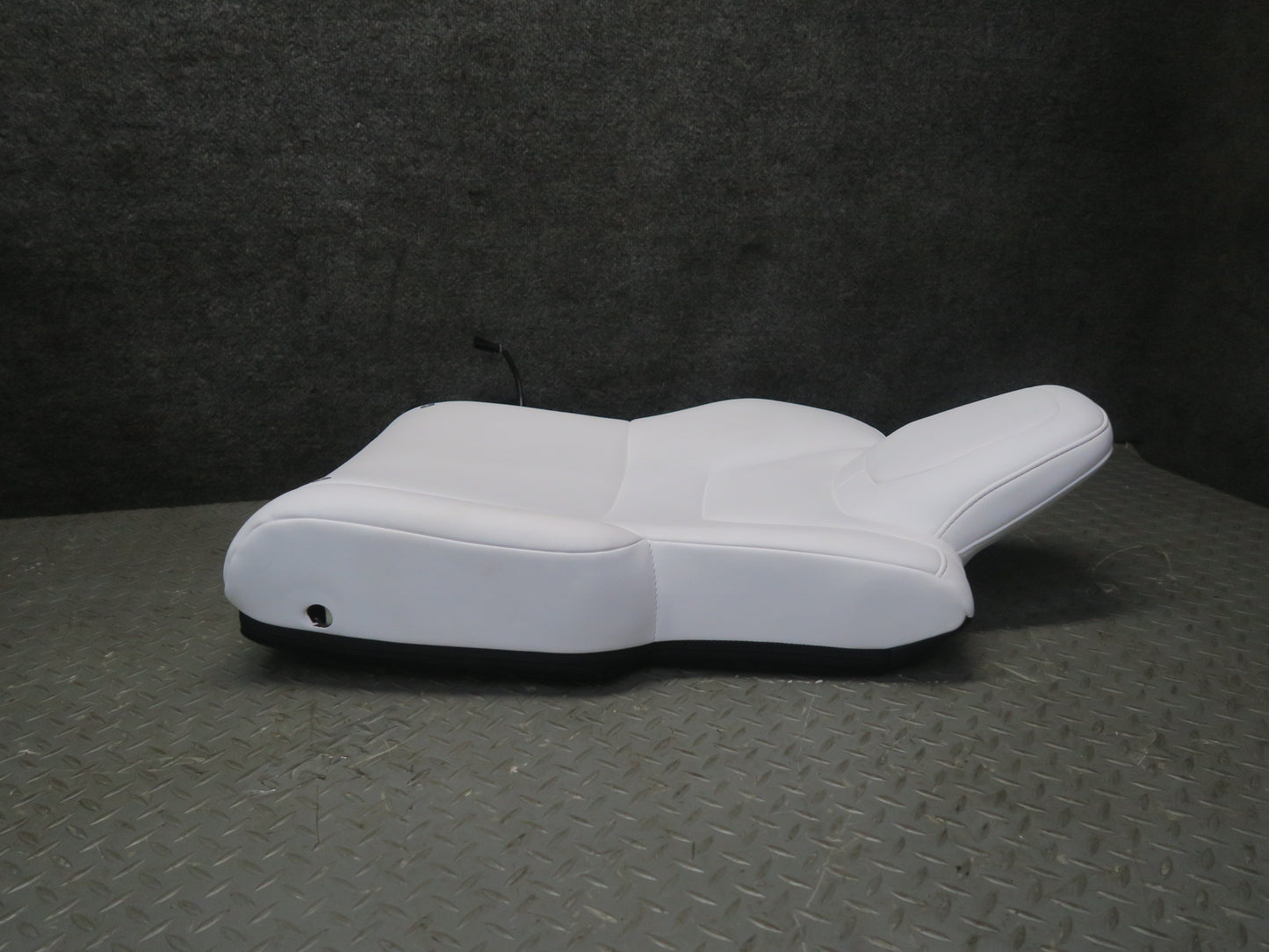 2016-2019 Tesla Model S 75D Rear Right Side Upper Leather Seat Cushion White