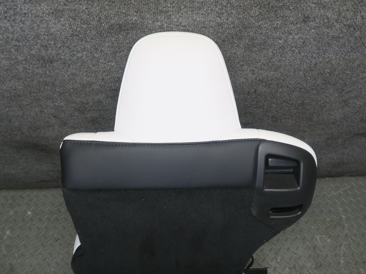 2016-2019 Tesla Model S 75D Rear Right Side Upper Leather Seat Cushion White