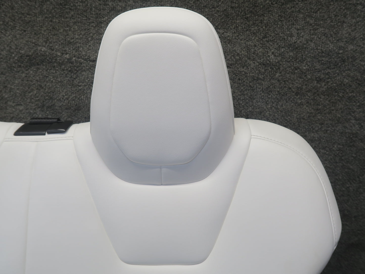 2016-2019 Tesla Model S 75D Rear Right Side Upper Leather Seat Cushion White