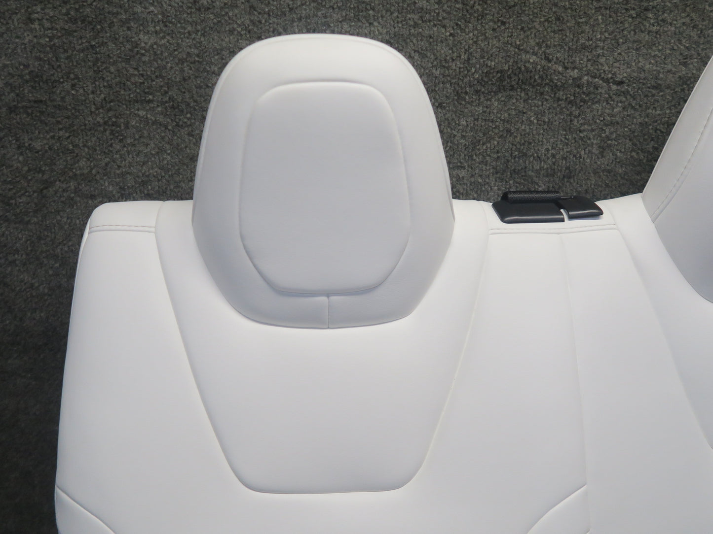 2016-2019 Tesla Model S 75D Rear Right Side Upper Leather Seat Cushion White