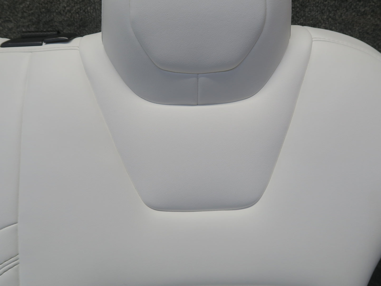 2016-2019 Tesla Model S 75D Rear Right Side Upper Leather Seat Cushion White