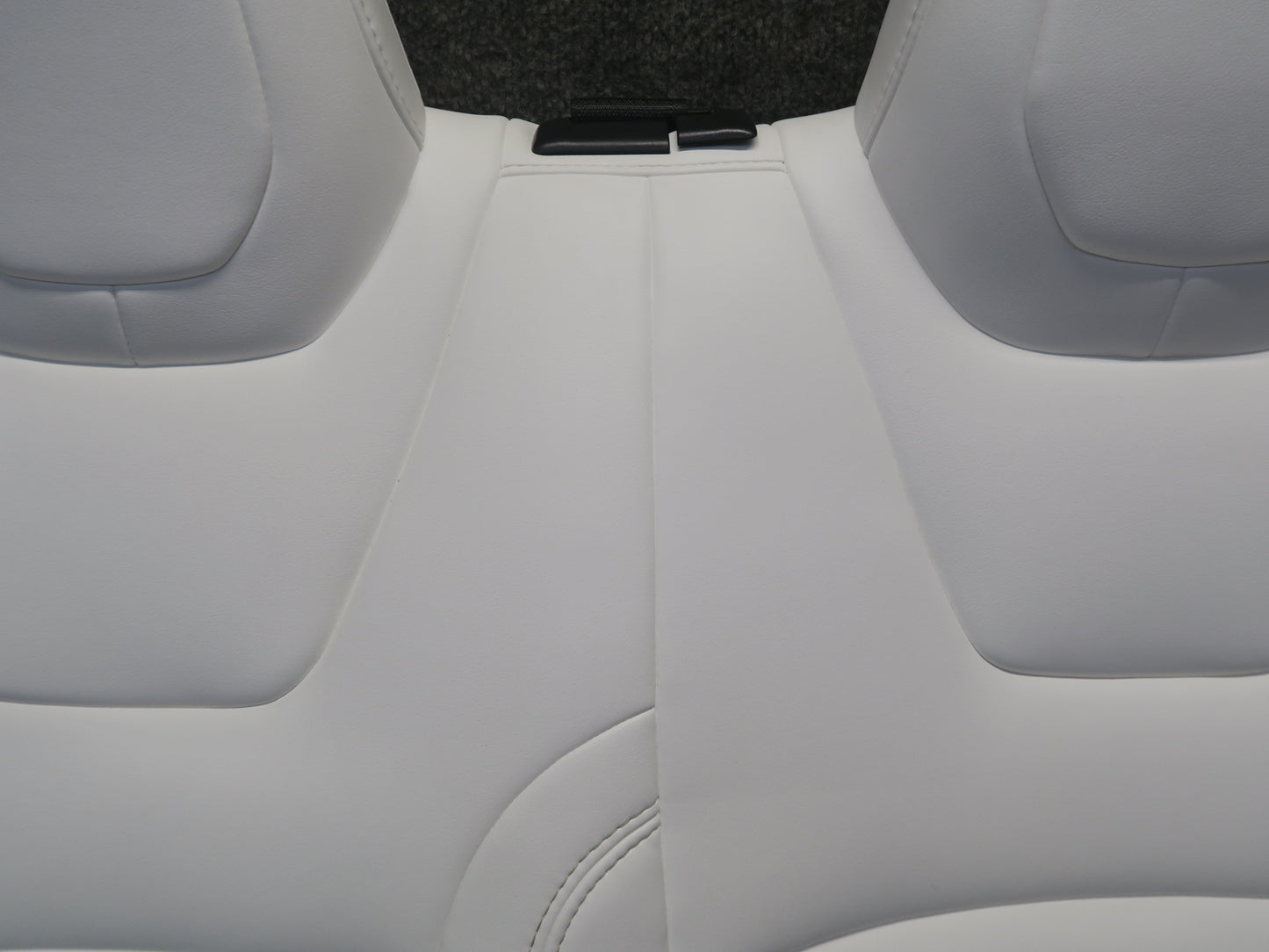2016-2019 Tesla Model S 75D Rear Right Side Upper Leather Seat Cushion White