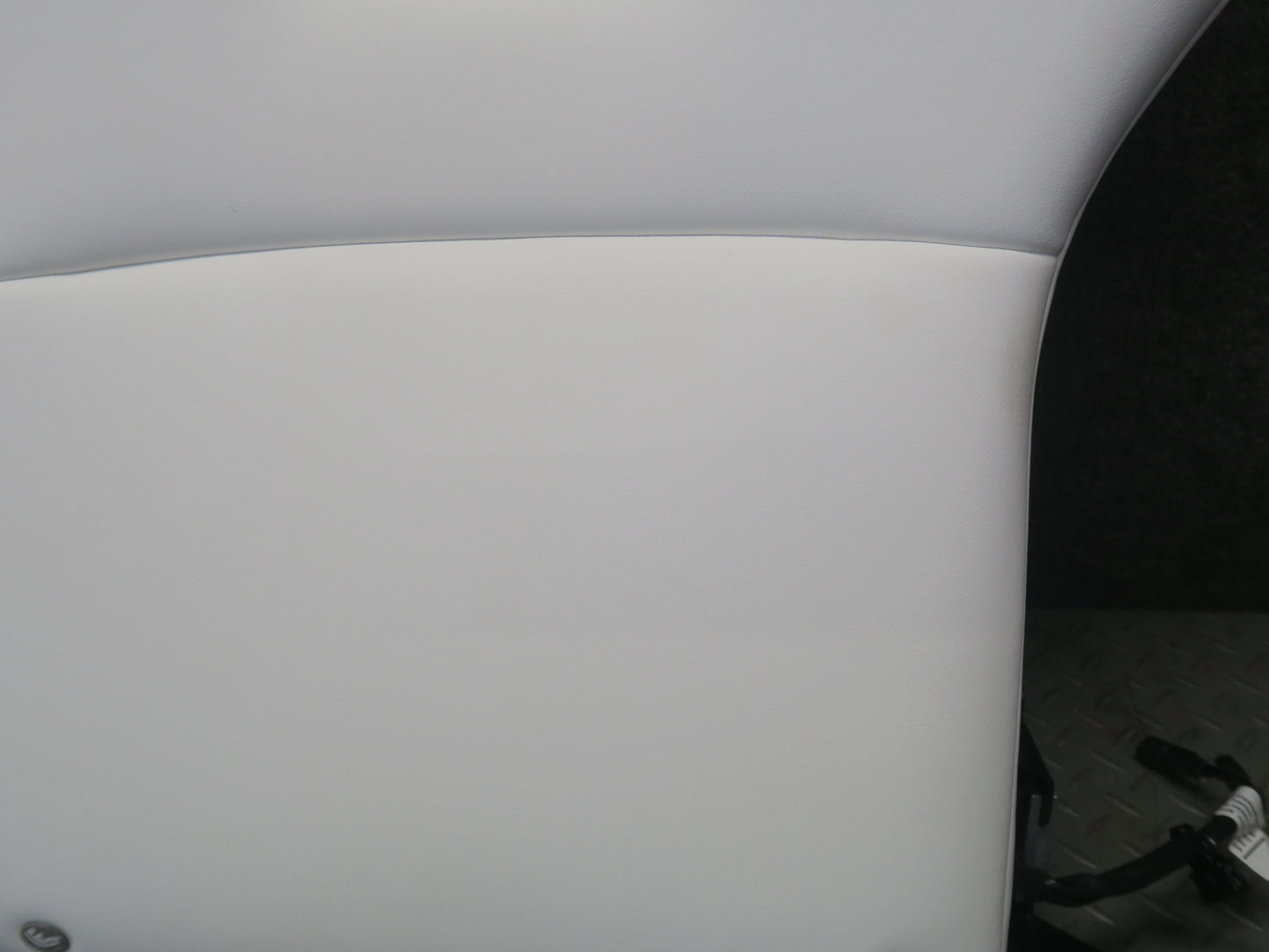 2016-2019 Tesla Model S 75D Rear Right Side Upper Leather Seat Cushion White