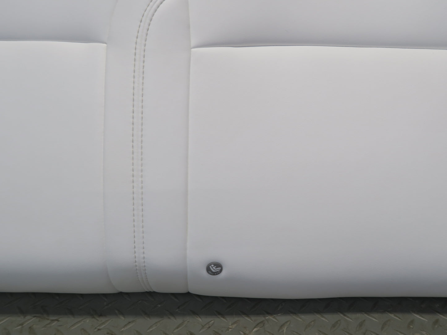2016-2019 Tesla Model S 75D Rear Right Side Upper Leather Seat Cushion White