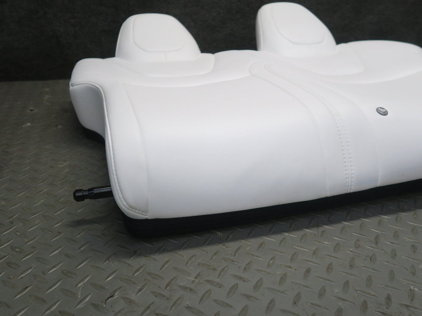 2016-2019 Tesla Model S 75D Rear Right Side Upper Leather Seat Cushion White