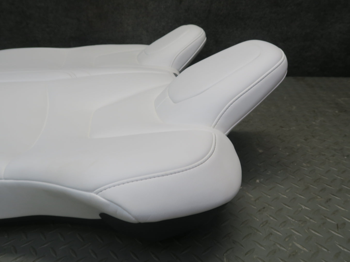 2016-2019 Tesla Model S 75D Rear Right Side Upper Leather Seat Cushion White