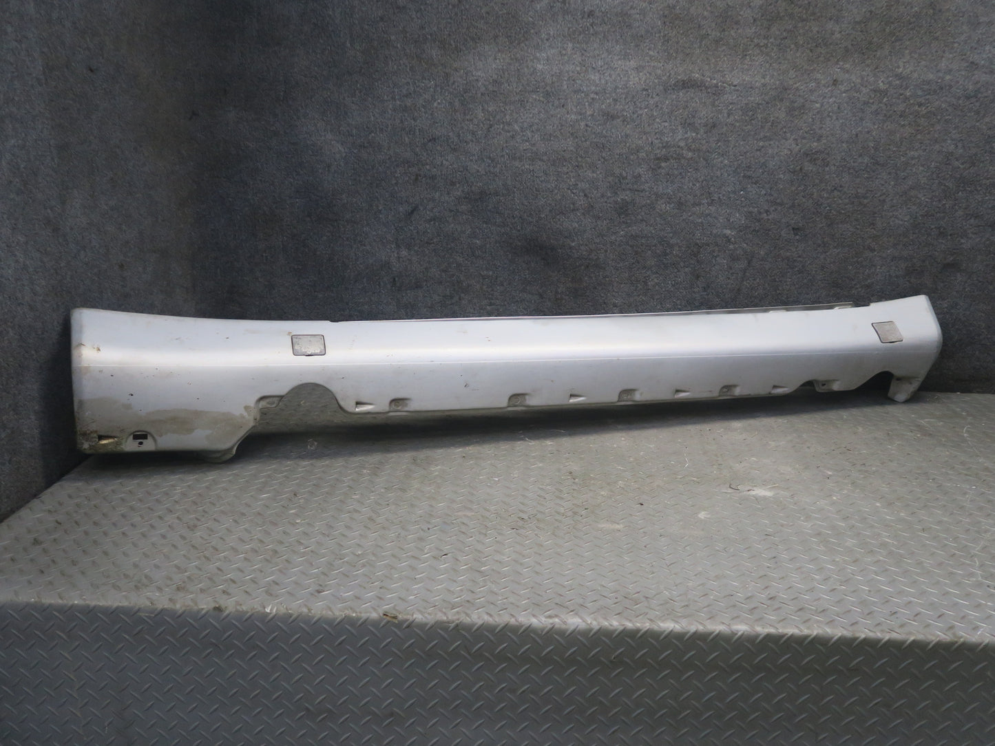 96-02 Mercedes R129 Sl-class Set of 2 Side Skirt Rocker Panel Molding Silver OEM