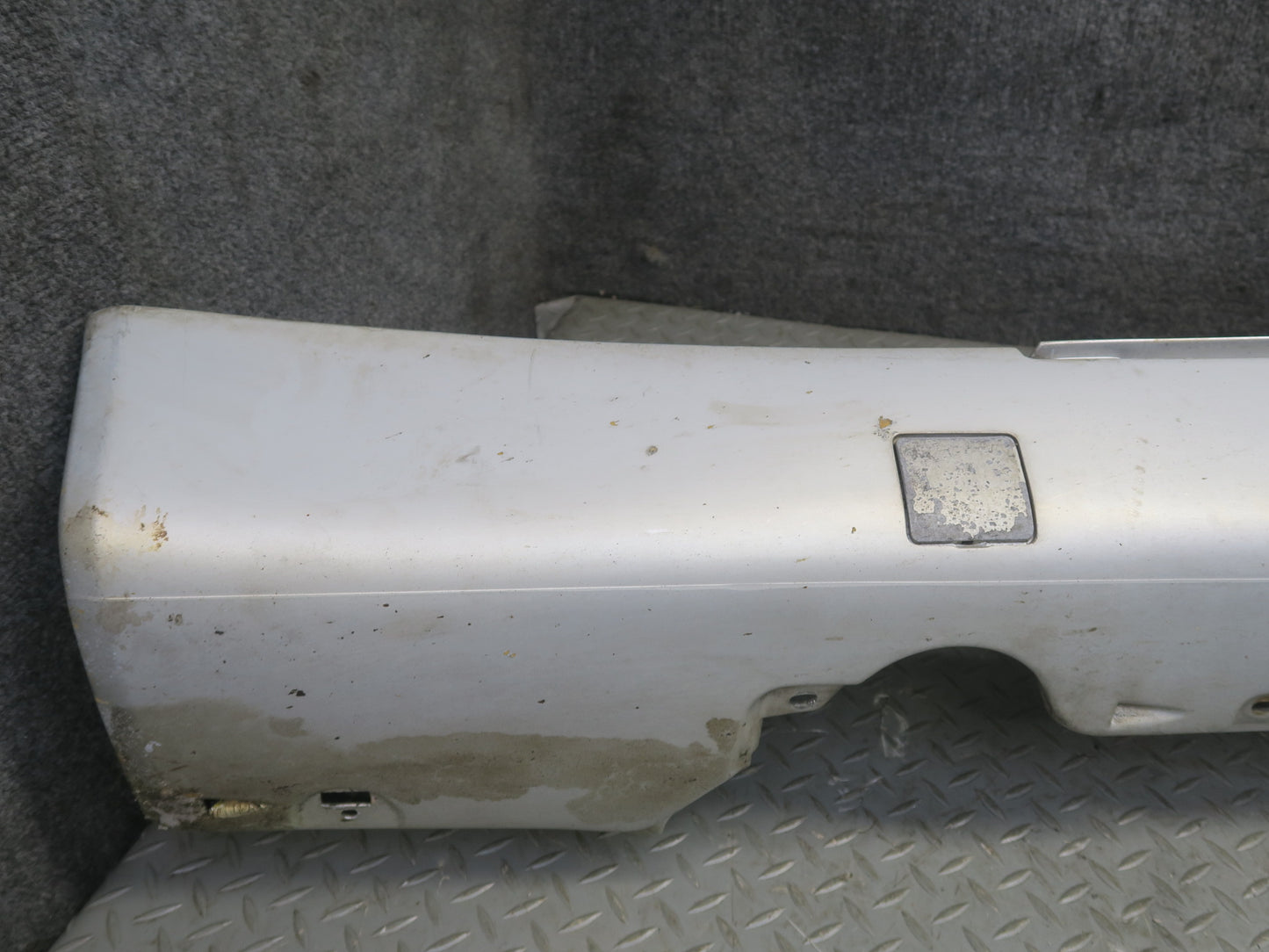 96-02 Mercedes R129 Sl-class Set of 2 Side Skirt Rocker Panel Molding Silver OEM