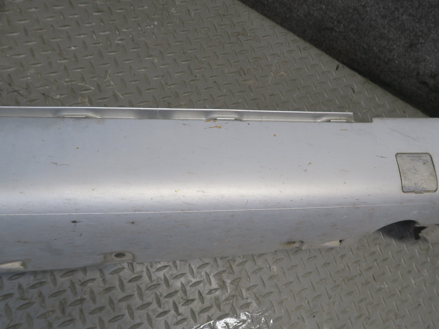 96-02 Mercedes R129 Sl-class Set of 2 Side Skirt Rocker Panel Molding Silver OEM
