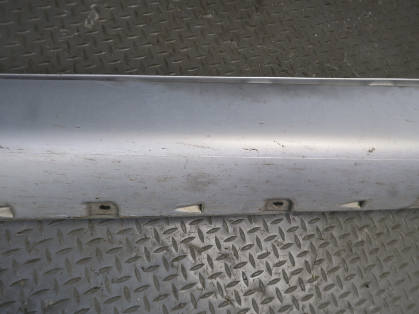 96-02 Mercedes R129 Sl-class Set of 2 Side Skirt Rocker Panel Molding Silver OEM