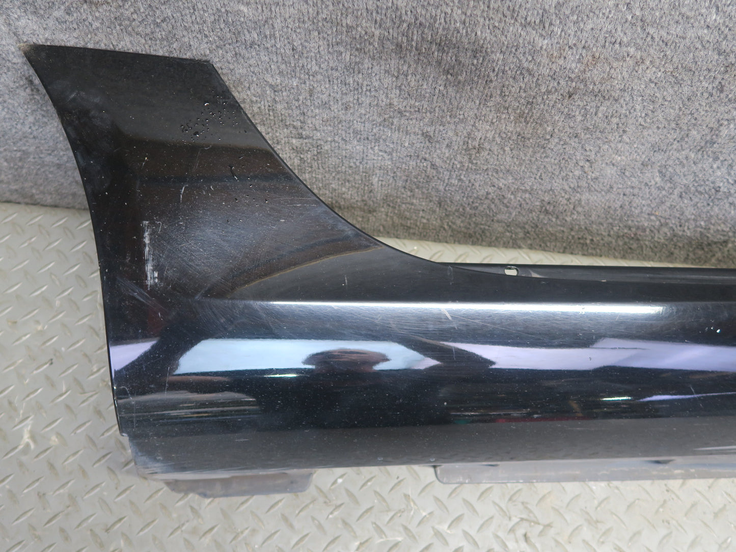 2012-2016 Mercedes R172 SLK Left Right Side Rocker Skirt Panel Molding Trim Set