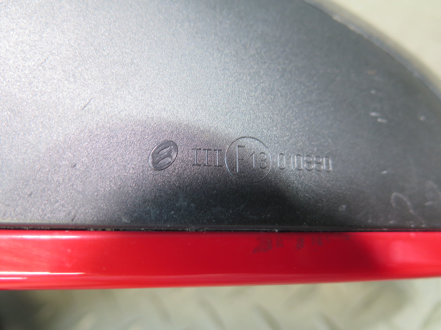 06-09 VW Golf MK5 R32 Left Door Exterior Side View Heated Mirror RED OEM
