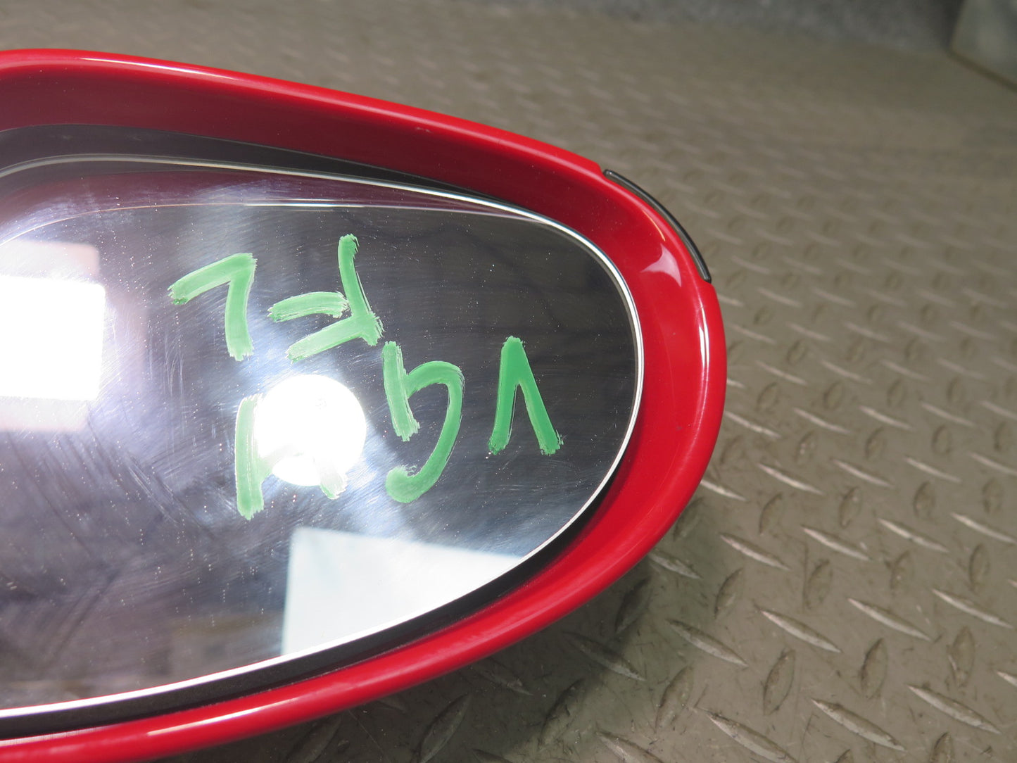 06-09 VW Golf MK5 R32 Left Door Exterior Side View Heated Mirror RED OEM