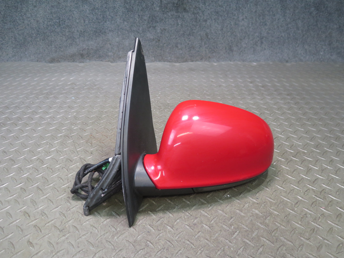 06-09 VW Golf MK5 R32 Left Door Exterior Side View Heated Mirror RED OEM
