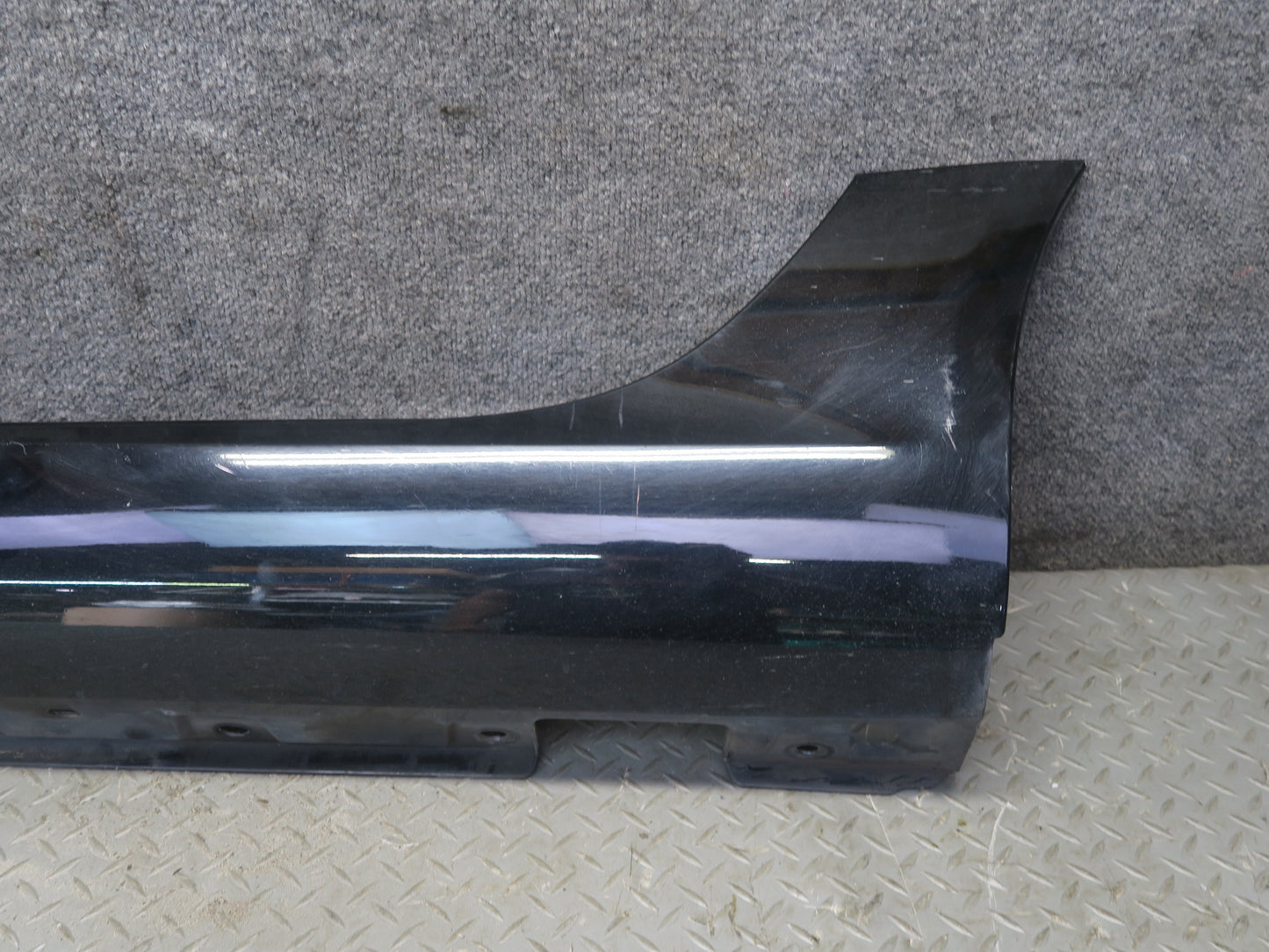 2012-2016 Mercedes R172 SLK Left Right Side Rocker Skirt Panel Molding Trim Set