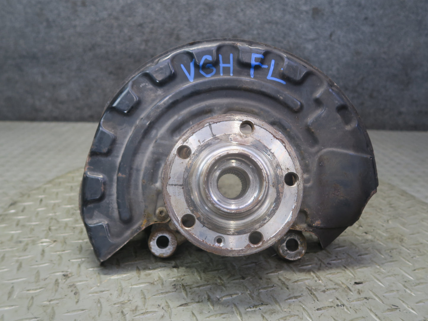 2008 VW Golf R32 AWD Front Left Spindle Knuckle Wheel Hub Bearing OEM