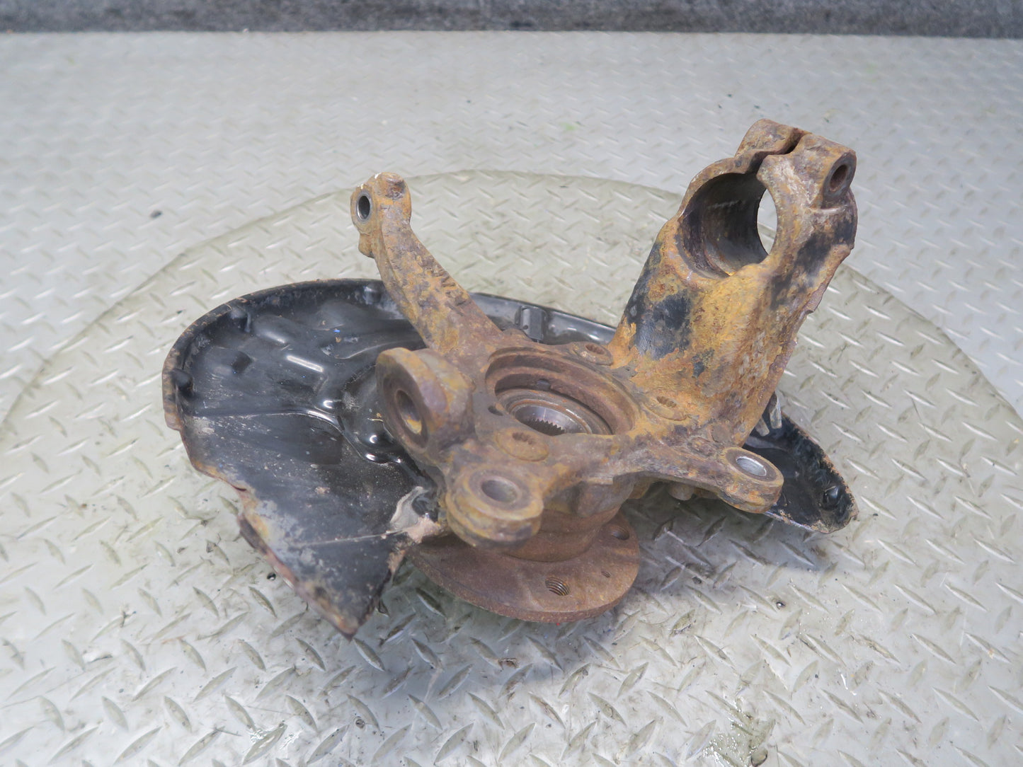 2008 VW Golf R32 AWD Front Left Spindle Knuckle Wheel Hub Bearing OEM