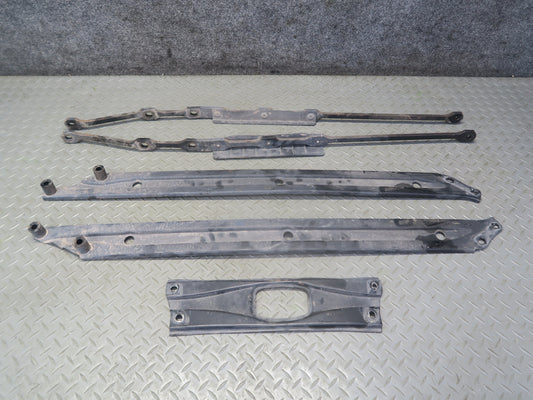 02-10 Lexus UZZ40L SC430 Set of 5 Rear Suspension Mounting Brace Plate OEM