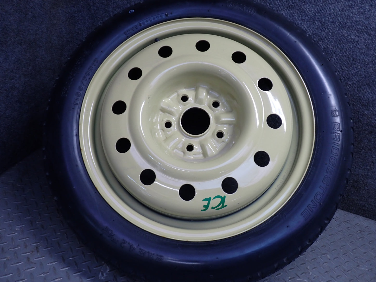 95-00 Toyota Celsior Lexus LS400 Spare Tire R17 17" Wheel 17x4J ET42 155/70 OEM