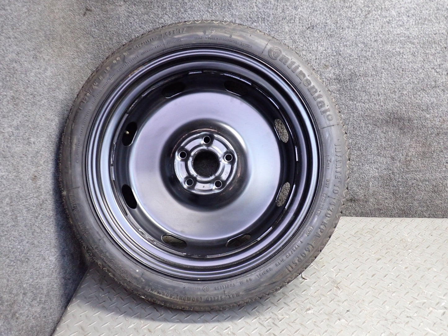 06-09 VW Golf MK5 R32 Spare Tire R18" Wheel 18x3.5 ET25.5 1K0601027B OEM