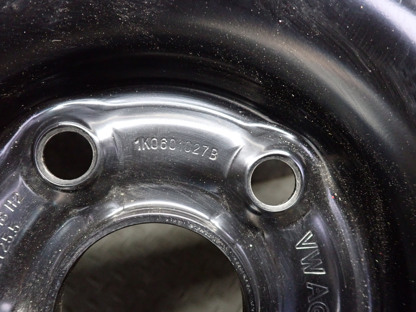 06-09 VW Golf MK5 R32 Spare Tire R18" Wheel 18x3.5 ET25.5 1K0601027B OEM