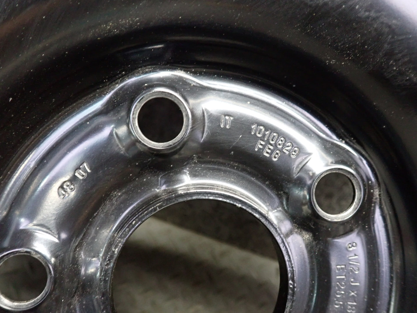 06-09 VW Golf MK5 R32 Spare Tire R18" Wheel 18x3.5 ET25.5 1K0601027B OEM