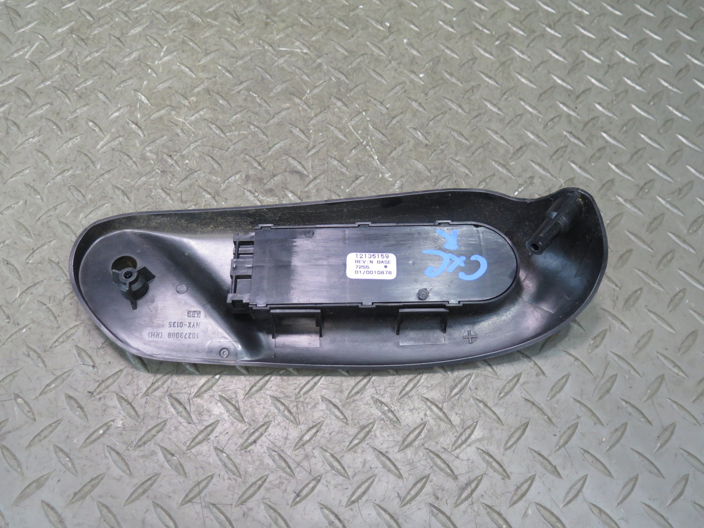 97-04 Chevrolet Corvette C5 Front Right Seat Control Switch w Trim & Handle OEM